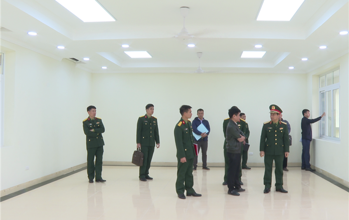 Nghiệm thu doanh trại Tiểu đoàn Đặc công 18 và Trường bắn Yên Sở