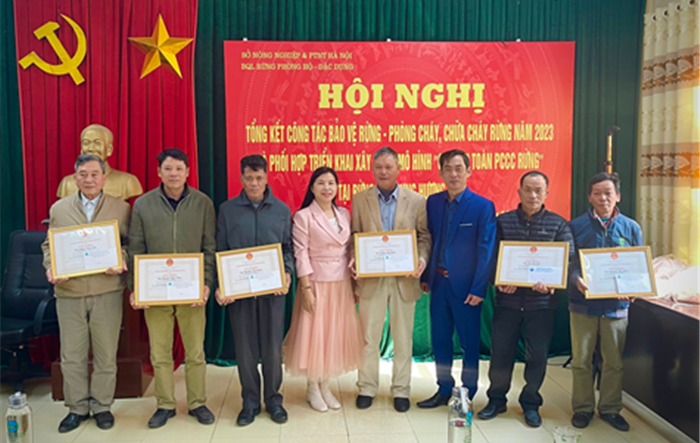 Ra mắt thêm 6 “cụm liên kết an toàn phòng cháy, chữa cháy rừng” tại rừng đặc dụng Hương Sơn