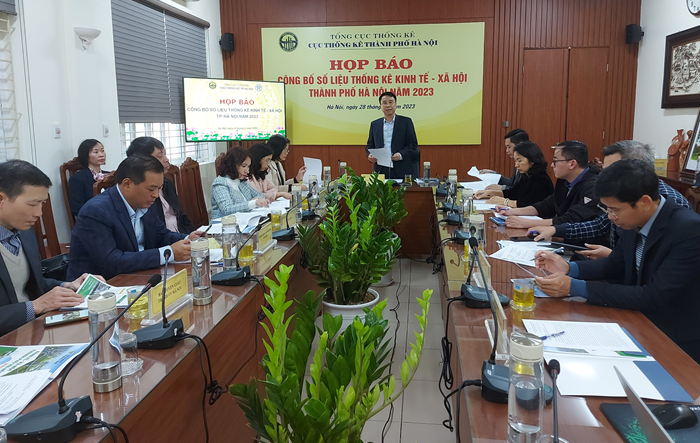 Công bố số liệu thống kê kinh tế - xã hội thành phố Hà Nội năm 2023