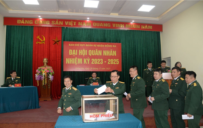 Quận Đống Đa tổ chức Đại hội quân nhân nhiệm kỳ 2023-2025