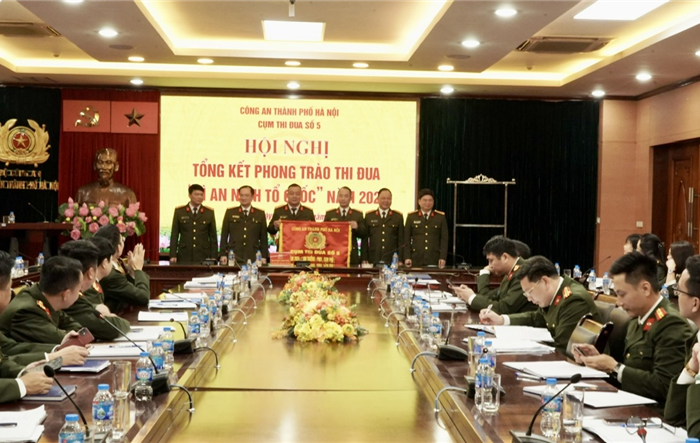 Cụm thi đua số 5 - Công an thanh phố: Triển khai thực hiện các phong trào thi đua năm 2024