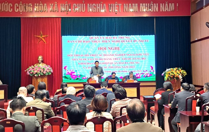 Quận Hai Bà Trưng đối thoại, hỗ trợ các doanh nghiệp ngoài khu vực Nhà nước