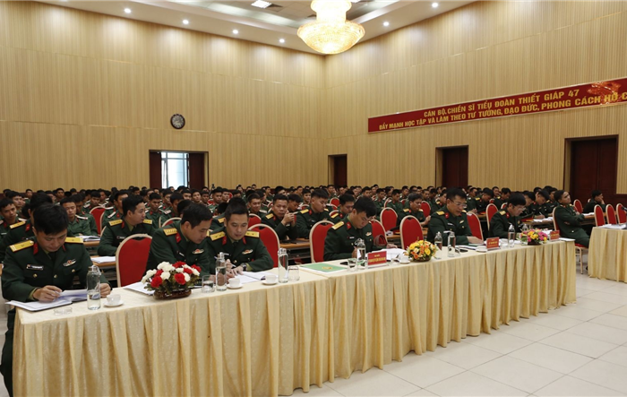 Tiểu đoàn Thiết giáp 47 tổng kết các mặt công tác năm 2023