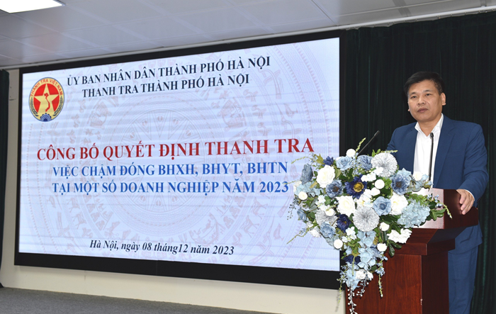 Thành phố Hà Nội thanh tra việc chậm đóng bảo hiểm tại 45 doanh nghiệp năm 2023