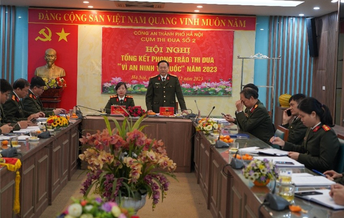 Cụm thi đua số 2 - Công an thành phố triển khai có hiệu quả phong trào thi đua "Vì an ninh Tổ quốc" năm 2023