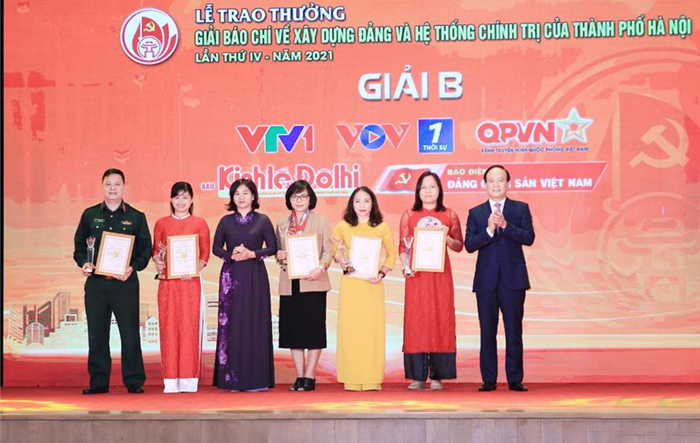 Thành phố Hà Nội sẽ tổ chức trao Giải báo chí về xây dựng Đảng lần V vào tháng 3-2023