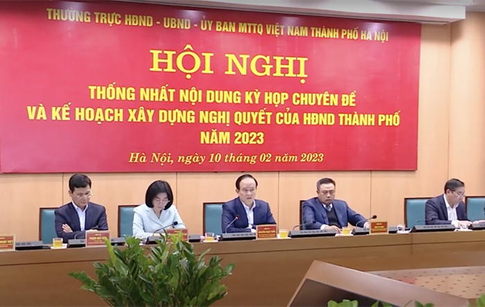 Thống nhất nội dung kỳ họp chuyên đề tháng 3-2023 của HĐND thành phố