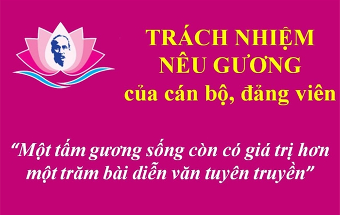 Trách nhiệm nêu gương và lá phiếu tín nhiệm