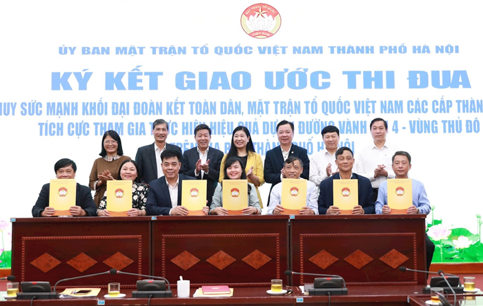 Mặt trận Tổ quốc các cấp thành phố tích cực tham gia có hiệu quả việc thực hiện dự án đầu tư xây dựng đường Vành đai 4 - Vùng Thủ đô
