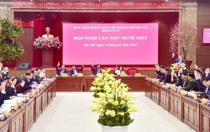 Thành uỷ Hà Nội chỉ đạo tổ chức sơ kết công tác giữa nhiệm kỳ Đại hội lần thứ XVII Đảng bộ thành phố