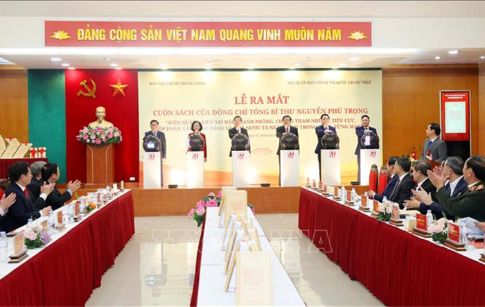 Ra mắt cuốn sách về phòng, chống tham nhũng của Tổng Bí thư Nguyễn Phú Trọng