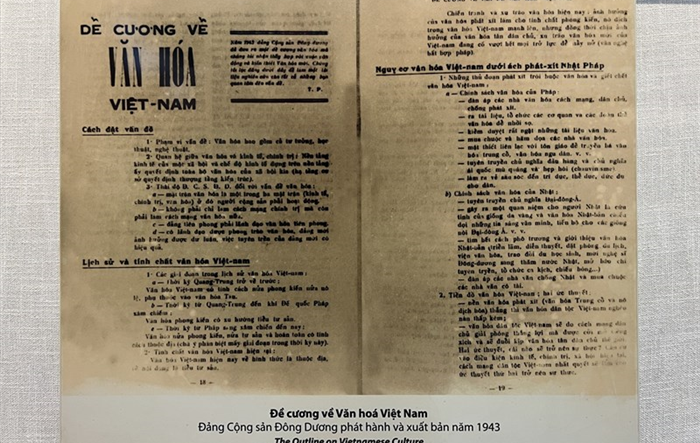 Tổ chức nhiều hoạt động kỷ niệm 80 năm ''Đề cương về văn hóa Việt Nam''