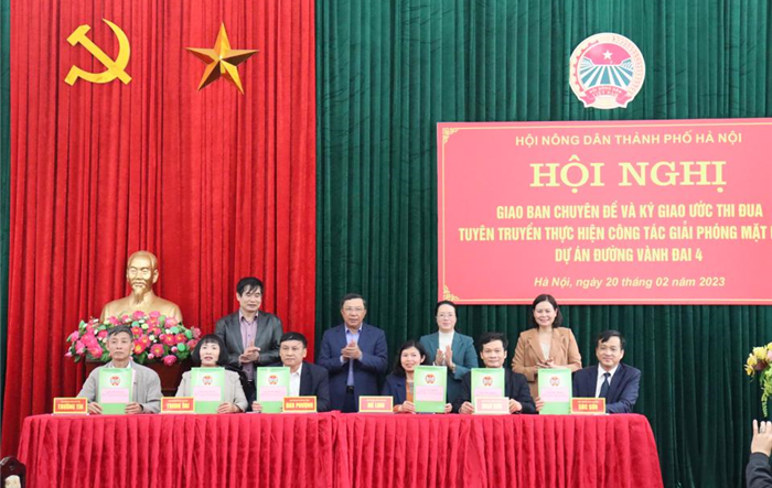 Các cấp Hội Nông dân thành phố đẩy mạnh tuyên truyền tạo đồng thuận trong triển khai Dự án đường Vành đai 4 - Vùng Thủ đô
