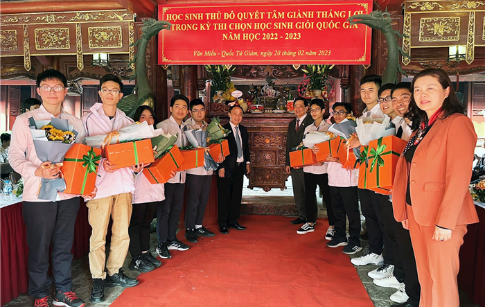 Sở Giáo dục và Đào tạo Hà Nội gặp mặt các đội tuyển tham dự kỳ thi học sinh giỏi cấp quốc gia