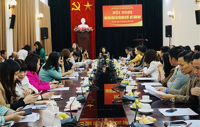 Hội nghị giao ban công tác văn hóa cơ sở - quý I năm 2023