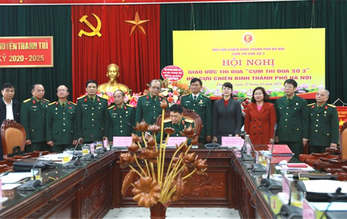 Cụm thi đua số 3, Hội Cựu chiến binh thành phố tiếp tục đẩy mạnh các phong trào thi đua