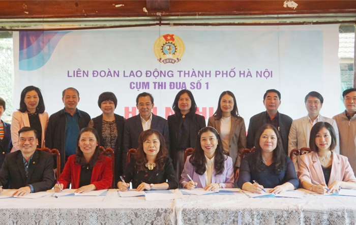 Cụm thi đua số 1, Liên đoàn Lao động thành phố phấn đấu hoàn thành xuất sắc chỉ tiêu năm 2023