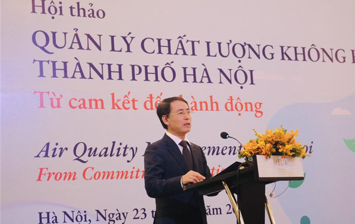 Hội thảo “Quản lý chất lượng không khí - từ cam kết đến hành động”