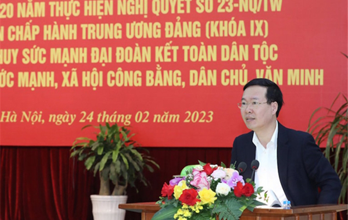 Tổng kết 20 năm thực hiện Nghị quyết số 23-NQ/TW về phát huy sức mạnh đại đoàn kết toàn dân tộc