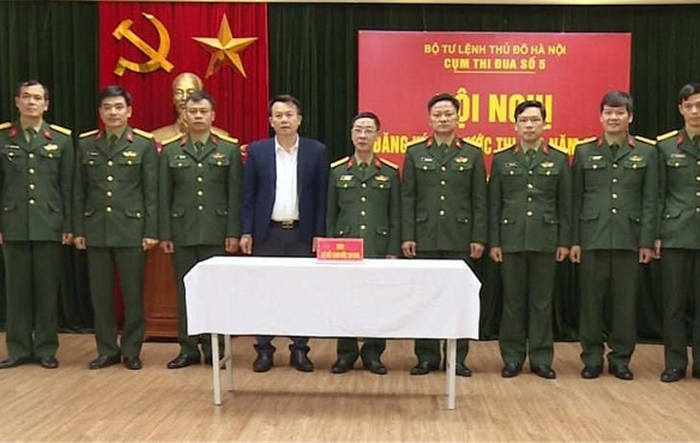 Cụm thi đua số 5, Bộ Tư lệnh Thủ đô đăng ký giao ước thi đua năm 2023