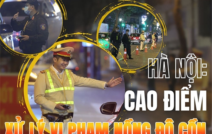 Hà Nội: Cao điểm xử lý vi phạm nồng độ cồn - Những chuyển biến tích cực