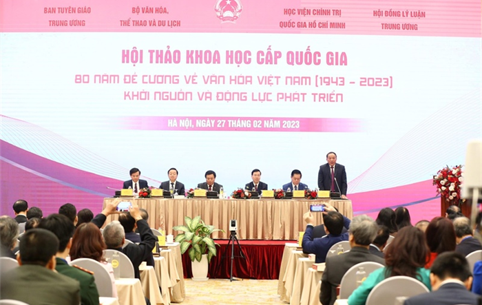 Hội thảo khoa học cấp quốc gia "80 năm Đề cương về văn hóa Việt Nam - Khởi nguồn và động lực phát triển"