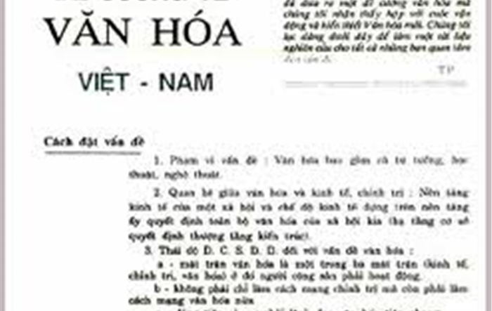 Ban Tuyên giáo Trung ương ban hành hướng dẫn tuyên truyền kỷ niệm 80 năm ra đời “Đề cương về Văn hóa Việt Nam” (1943 - 2023)