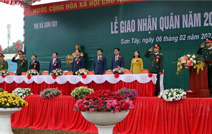 Thị xã Sơn Tây rộn ràng ngày hội tòng quân năm 2023