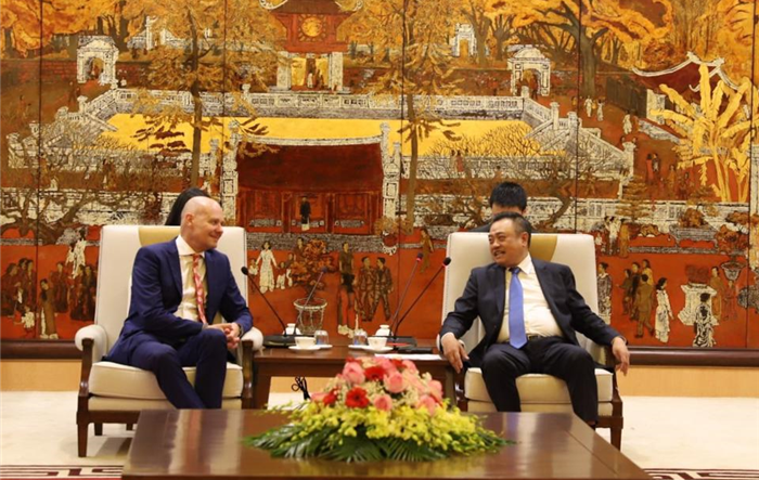 Chủ tịch UBND thành phố Trần Sỹ Thanh tiếp Đại sứ Hà Lan tại Việt Nam