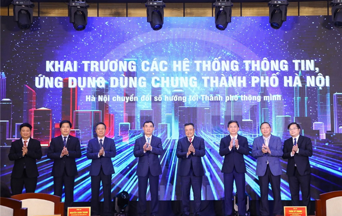Khai trương các hệ thống thông tin, ứng dụng dùng chung thành phố Hà Nội