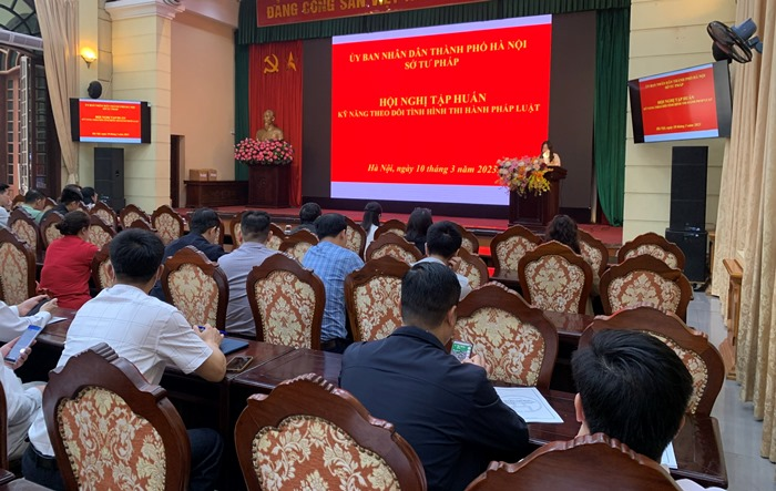 Tập huấn nghiệp theo dõi thi hành pháp luật cho hơn 200 cán bộ, công chức