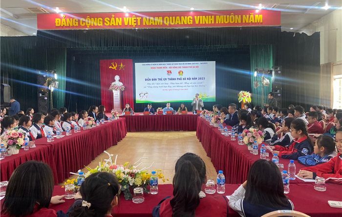 Diễn đàn trẻ em thành phố 2023: Lắng nghe tâm tư nguyện vọng của trẻ em