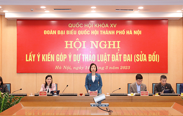 Hội nghị lấy ý kiến góp ý dự thảo Luật Đất đai (sửa đổi)