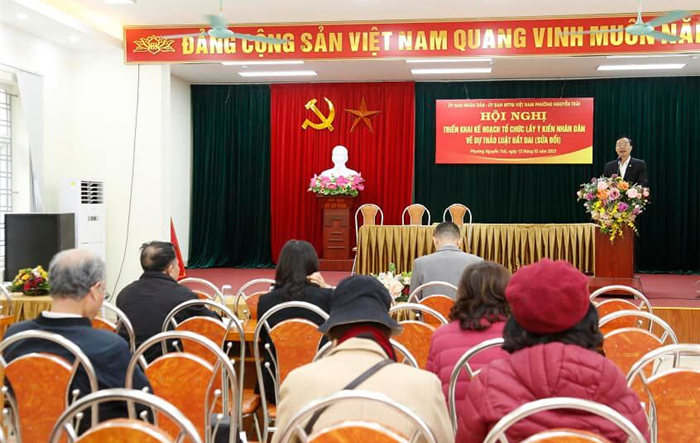 Quận Hà Đông: Hoàn thành việc lấy ý kiến nhân dân vào dự thảo Luật Đất đai (sửa đổi)