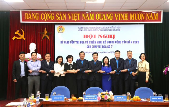 Cụm Thi đua số 7 Liên đoàn Lao động thành phố triển khai kế hoạch công tác năm 2023