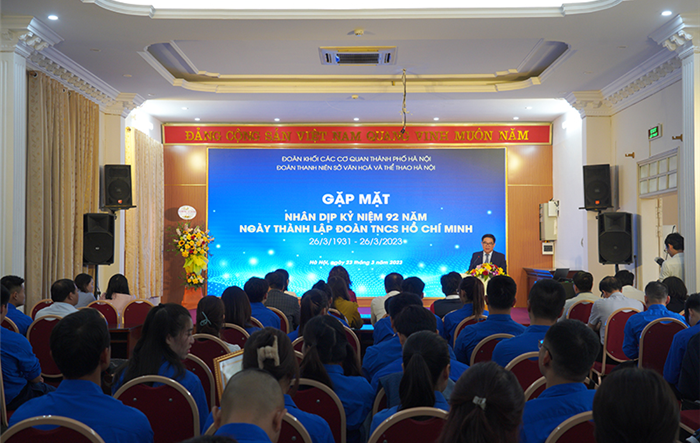 Lãnh đạo Sở Văn hoá và Thể thao Hà Nội gặp mặt đoàn viên, thanh niên