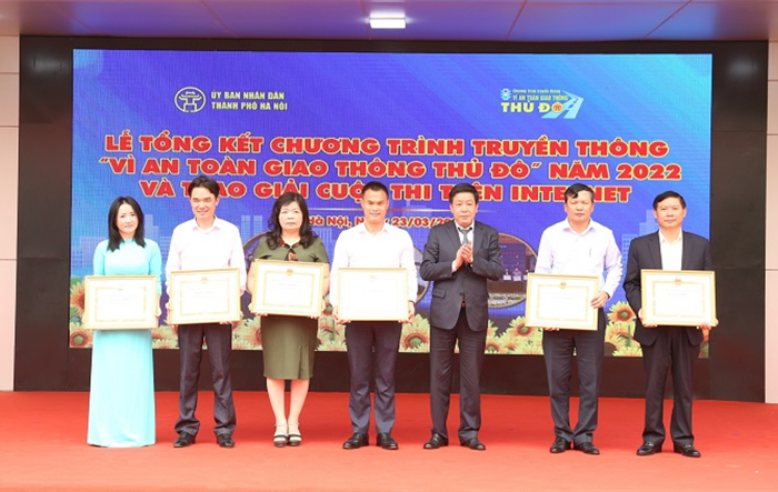 Lễ tổng kết Chương trình truyền thông “Vì An toàn giao thông Thủ đô” năm 2022