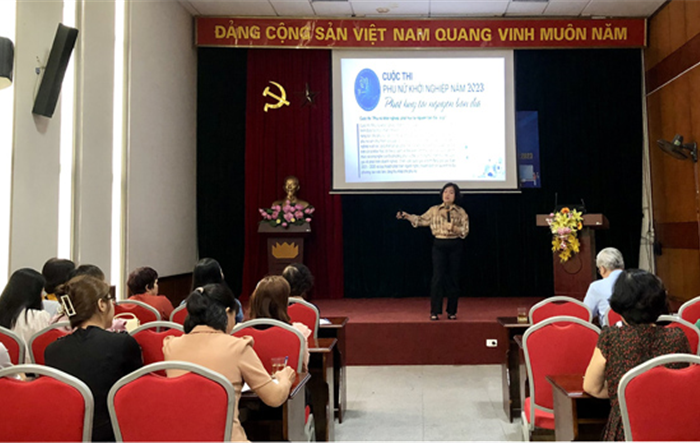 Tập huấn kỹ năng viết dự án dự thi phụ nữ khởi nghiệp năm 2023
