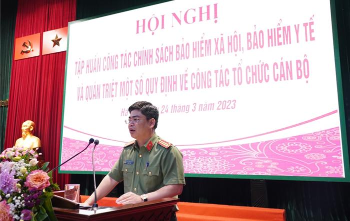 Hội nghị tập huấn công tác chính sách bảo hiểm xã hội, bảo hiểm y tế