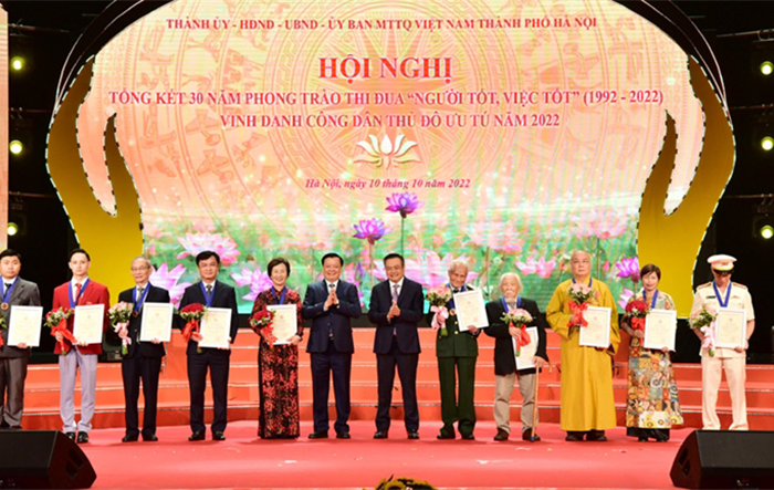 Đẩy mạnh tuyên truyền gương điển hình tiên tiến, người tốt - việc tốt trên địa bàn thành phố Hà Nội giai đoạn 2023-2025