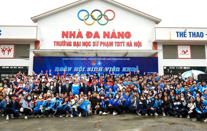 Sôi nổi Ngày hội Sinh viên khỏe Thủ đô năm 2023 