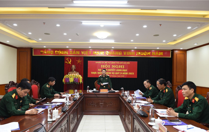 Hội nghị ra nghị quyết lãnh đạo thực hiện nhiệm vụ quý II năm 2023