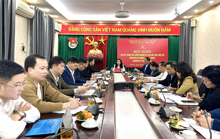 Thành đoàn Hà Nội sơ kết công tác giữa nhiệm kỳ Đại hội lần thứ XXI Đảng bộ cơ quan Thành đoàn