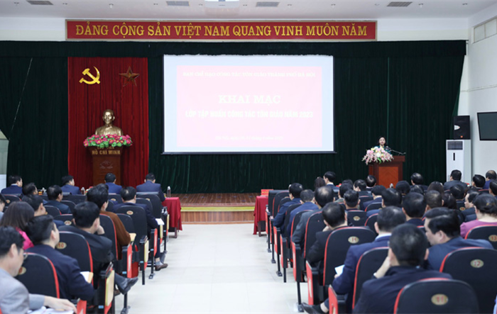 Hà Nội tập huấn cho đội ngũ cán bộ làm công tác tôn giáo thành phố và các quận, huyện, thị xã