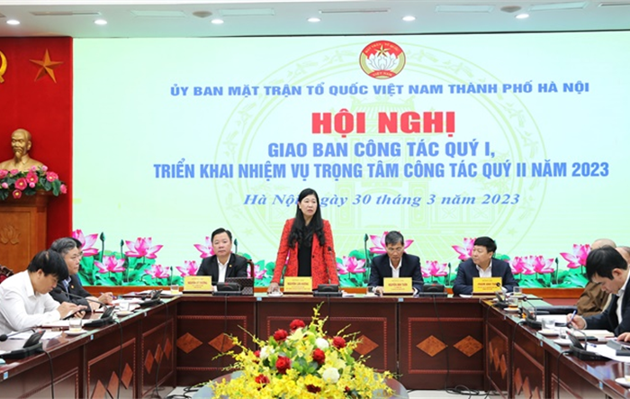 Uỷ ban MTTQ Việt Nam thành phố triển khai nhiệm vụ trọng âm công tác quý II - 2023