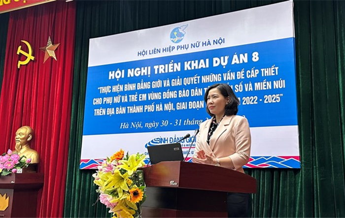 Hội nghị triển khai Dự án 8 “Thực hiện bình đẳng giới và giải quyết những vấn đề cấp thiết đối với phụ nữ và trẻ em”