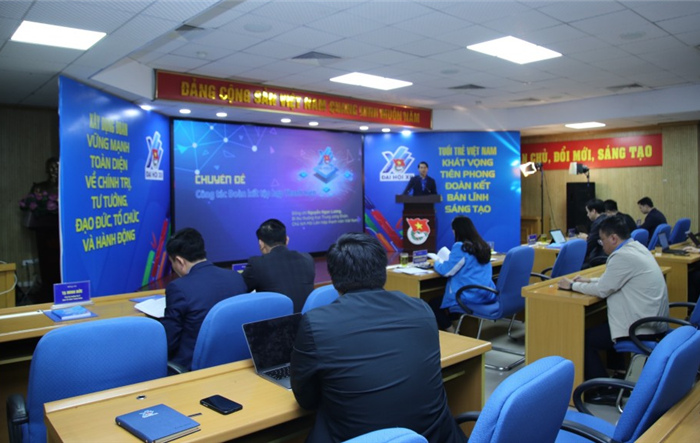 Hội nghị trực tuyến nghiên cứu, học tập, quán triệt Nghị quyết Đại hội Đoàn toàn quốc lần thứ XII, nhiệm kỳ 2022 - 2027