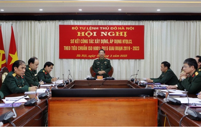 Bộ Tư lệnh Thủ đô sơ kết công tác xây dựng, áp dụng hệ thống quản lý chất lượng