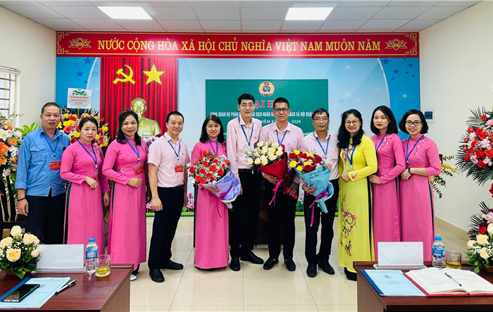 Công đoàn cơ sở Ngân hàng Chính sách xã hội thành phố hoàn thành công tác tổ chức Đại hội Công đoàn bộ phận