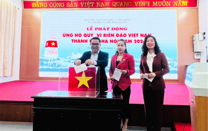 Sở Văn hoá và Thể thao Hà Nội phát động ủng hộ Quỹ “Vì biển, đảo Việt Nam”